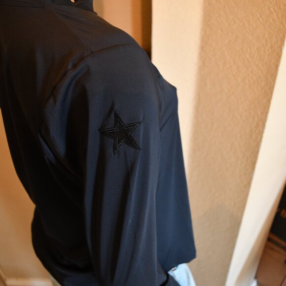 Women's Nike Dallas Cowbo Long Sleeve Pull over black Top Size Med - Lg NWT - Picture 10 of 16